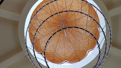 interior shot of the mosque roof