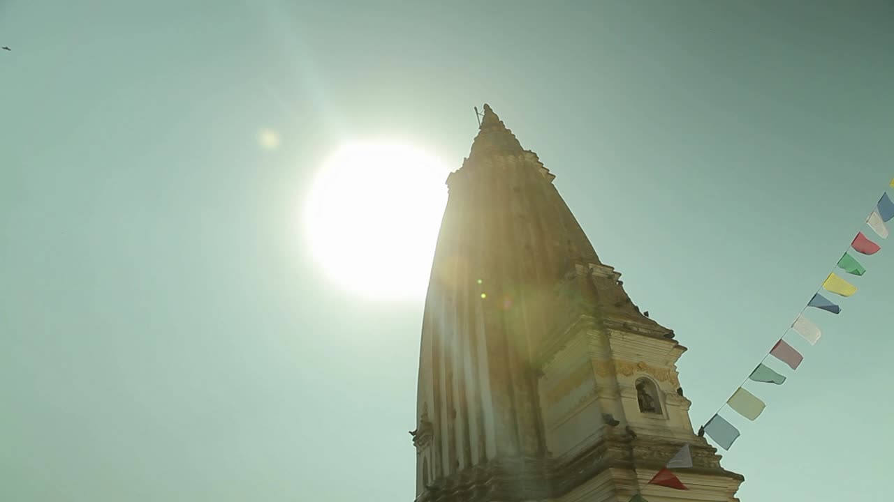 tempio swayambhunath a kathmandu pan