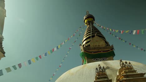 swayambhunath temple in kathmandu pan