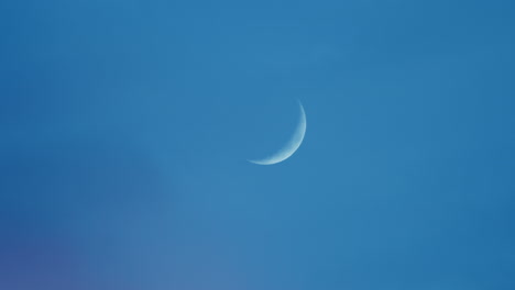 scheibe mond, der auf einer romantischen valentinsnacht verläuft