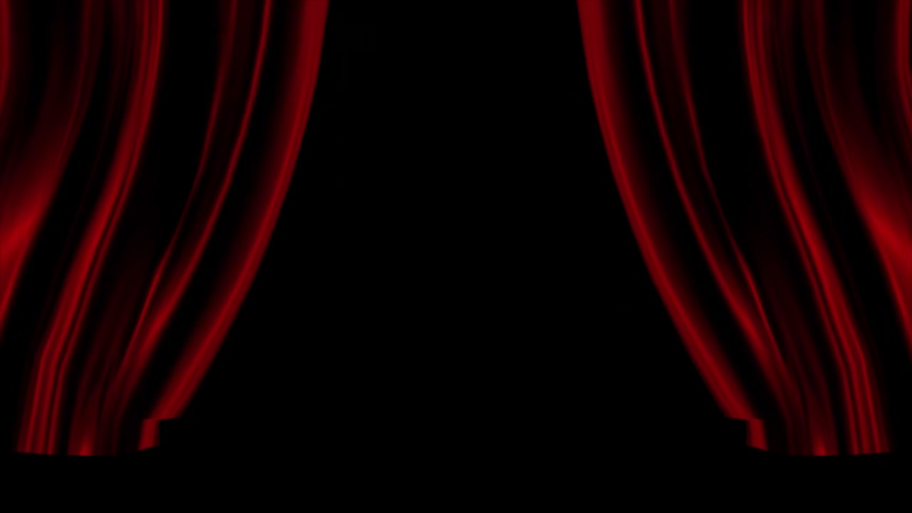 Red Stage Curtain