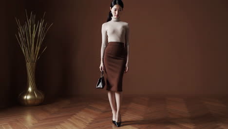 woman in business attire