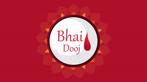 bhai dooj con letras en luna llena