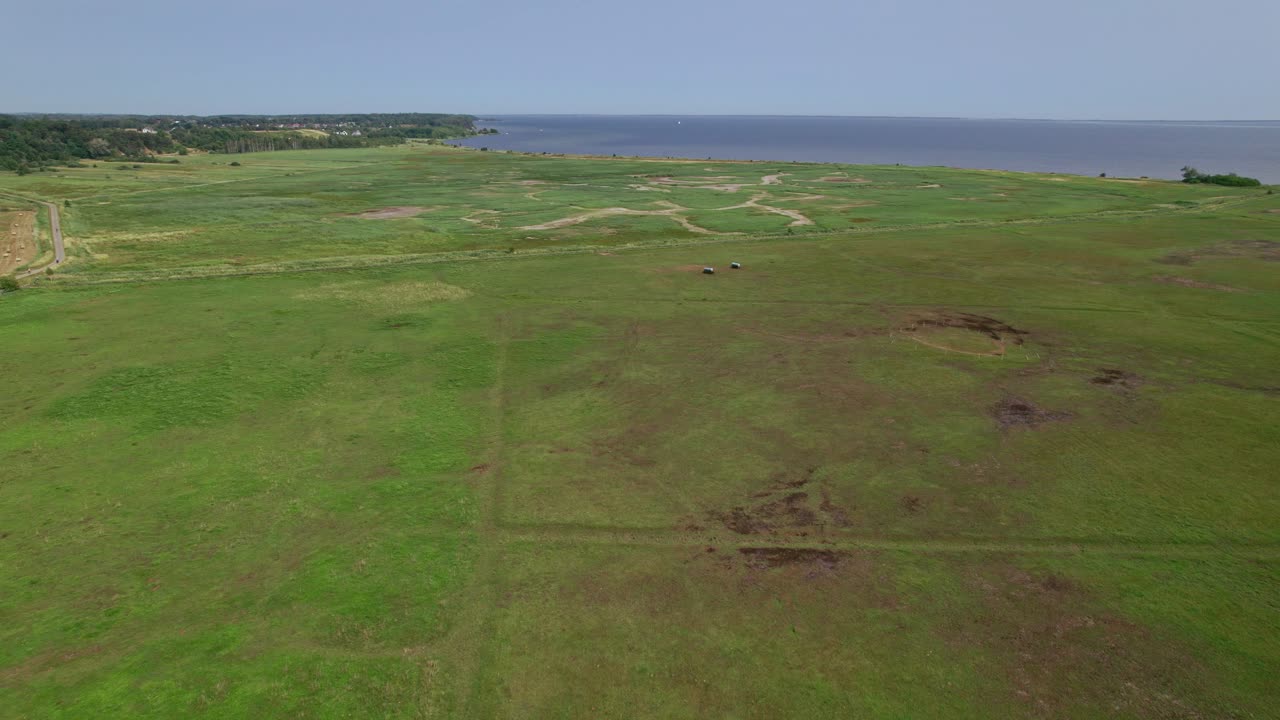 Long shot - flying over Polish nature reserve &amp;quot;Beka&amp;quot;