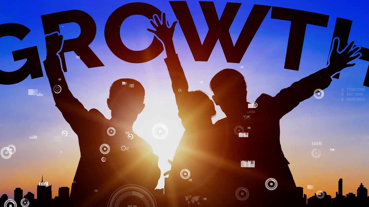 성취와 비즈니스 목표 성공 개념적 .