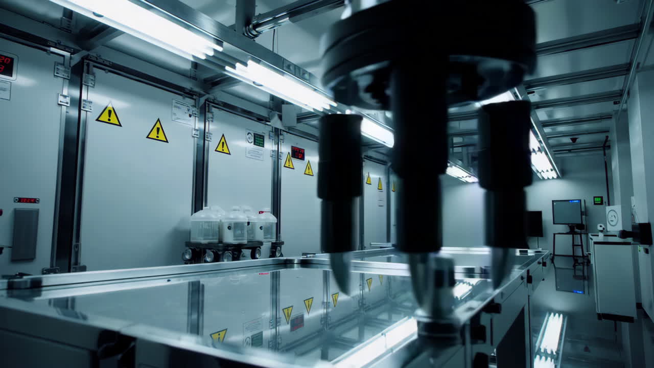 Automated Manufacturing Process in a Clean Room Environment