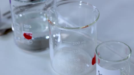 laboratory glassware and chemicals