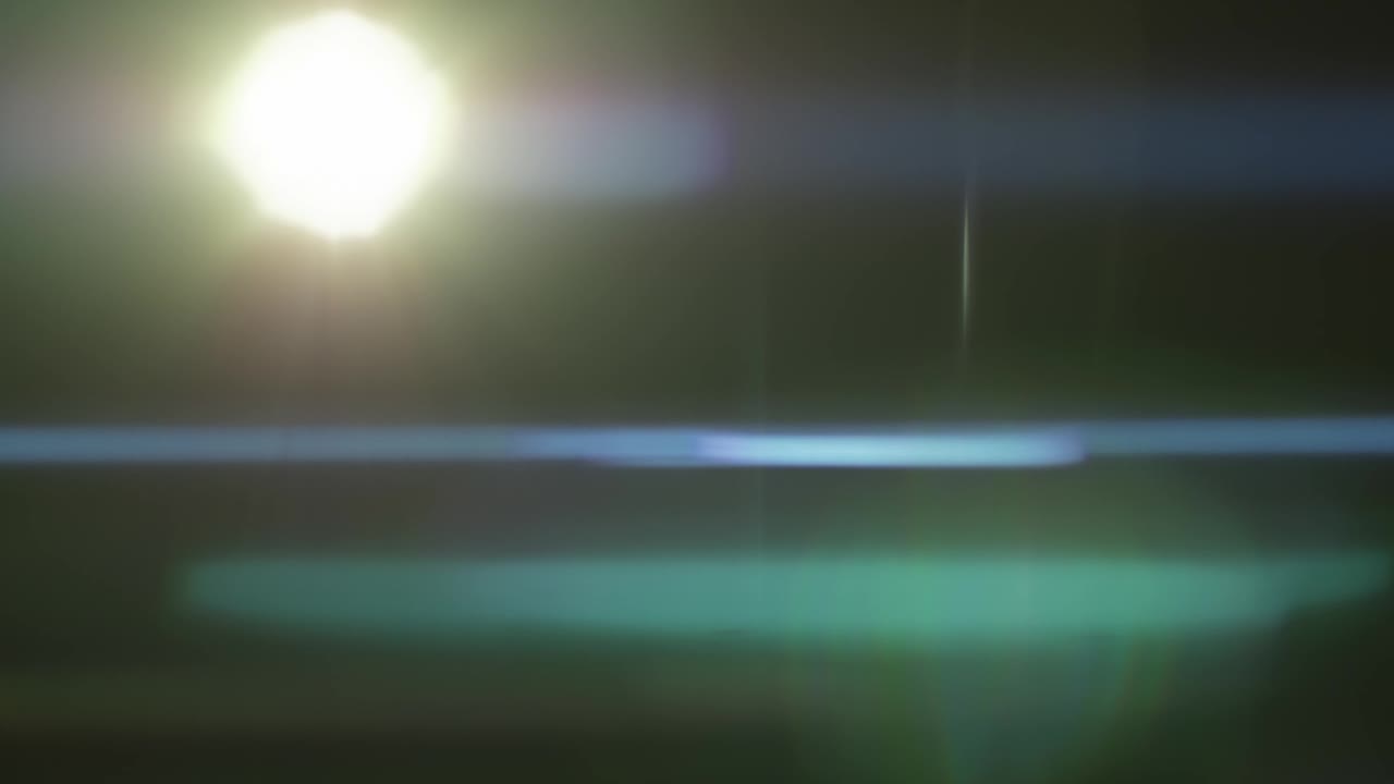 Real Anamorphic Flares and Light Transition