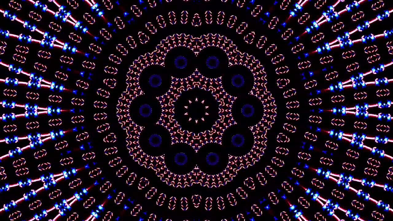 movimiento de onda de línea, colorido, sobre un fondo negro