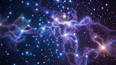 cosmic nebula display