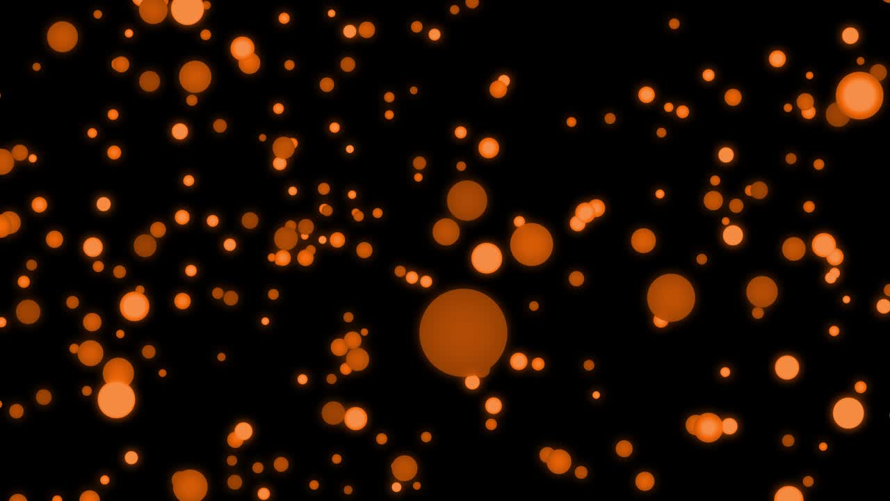 Animação de motion graphics com bola de ponto de tamanho médio em movimento.