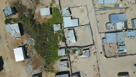 el barrio de chabolas de khayelitsha es un suburbio de ciudad del cabo.