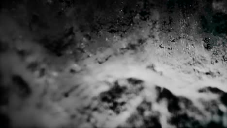 matriz de puntos abstracta en bucle en un patrón de onda. lectura de un espectro de vibración suave. animación lista de bucle de forma de onda abstracta. telón de fondo de tecnología futurista. vibraciones de audio. marco de alambre abstracto