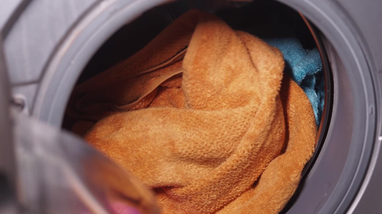 Laundry in the Washing Machine