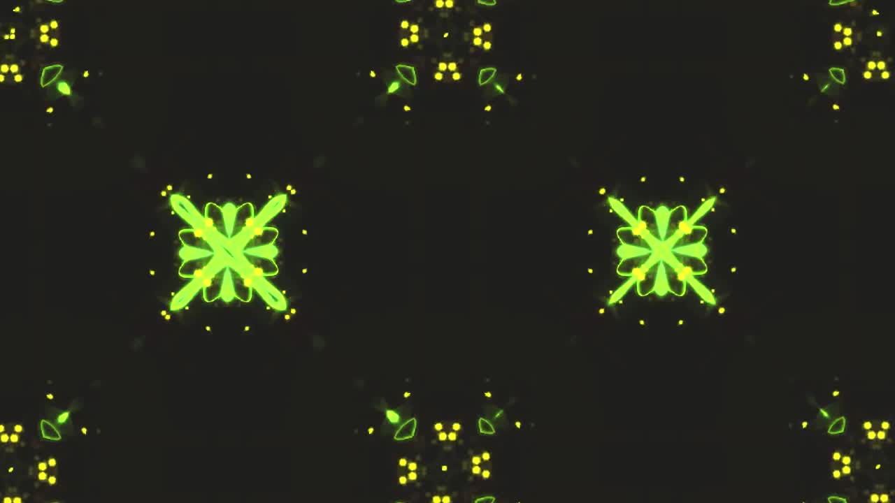 patrones de caleidoscopio fondo de movimiento abstracto