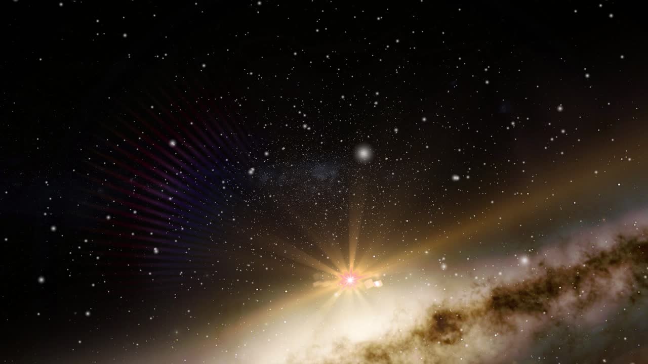 la superficie de una galaxia en el gran universo