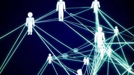 interconnected people network