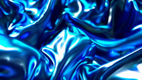 deep blue draped fabric