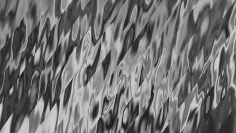 monochromatic abstract background with diagonal ripples and wave-like distortions. the grayscale tones and fluid lines create a dynamic, textured effect that suggests movement and depth.