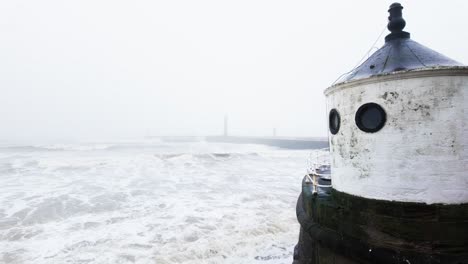 Very-mist-and-foggy-scene-on-the-coast-of-the-UK