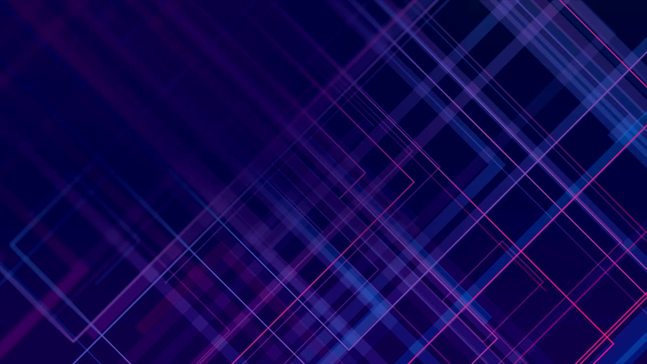 líneas abstractas azul violeta tecnología animación de video futurista