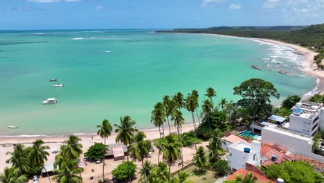 scena sulla spiaggia di japaratinga ad alagoas in brasile