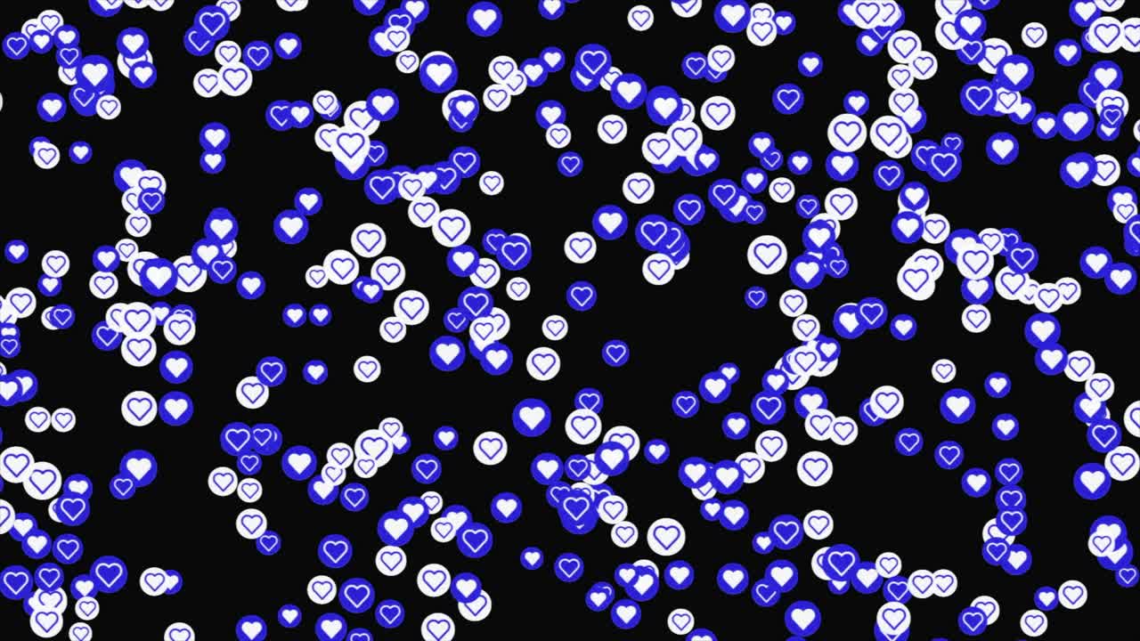 추상적인 심장 패턴