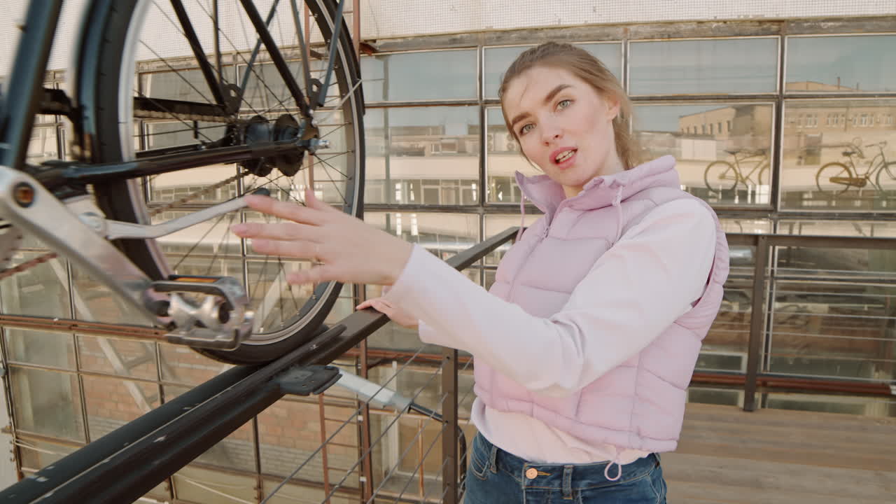 Woman Singing and Dancing on Camera