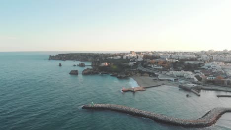 fort ponta da bandeira protecting the bensafrim river's quay