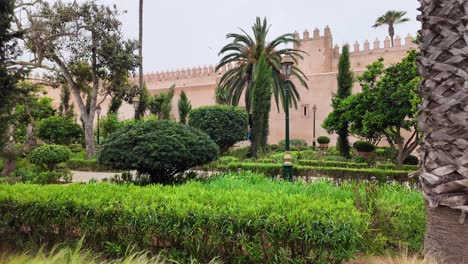 andalusian gardens in rabat, morocco, exotic free touristic attraction