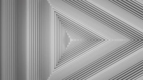 sequential movement of the white triangle rings. the concept of wave and motion. minimalistic 3d business background. a game of shadows. the pattern