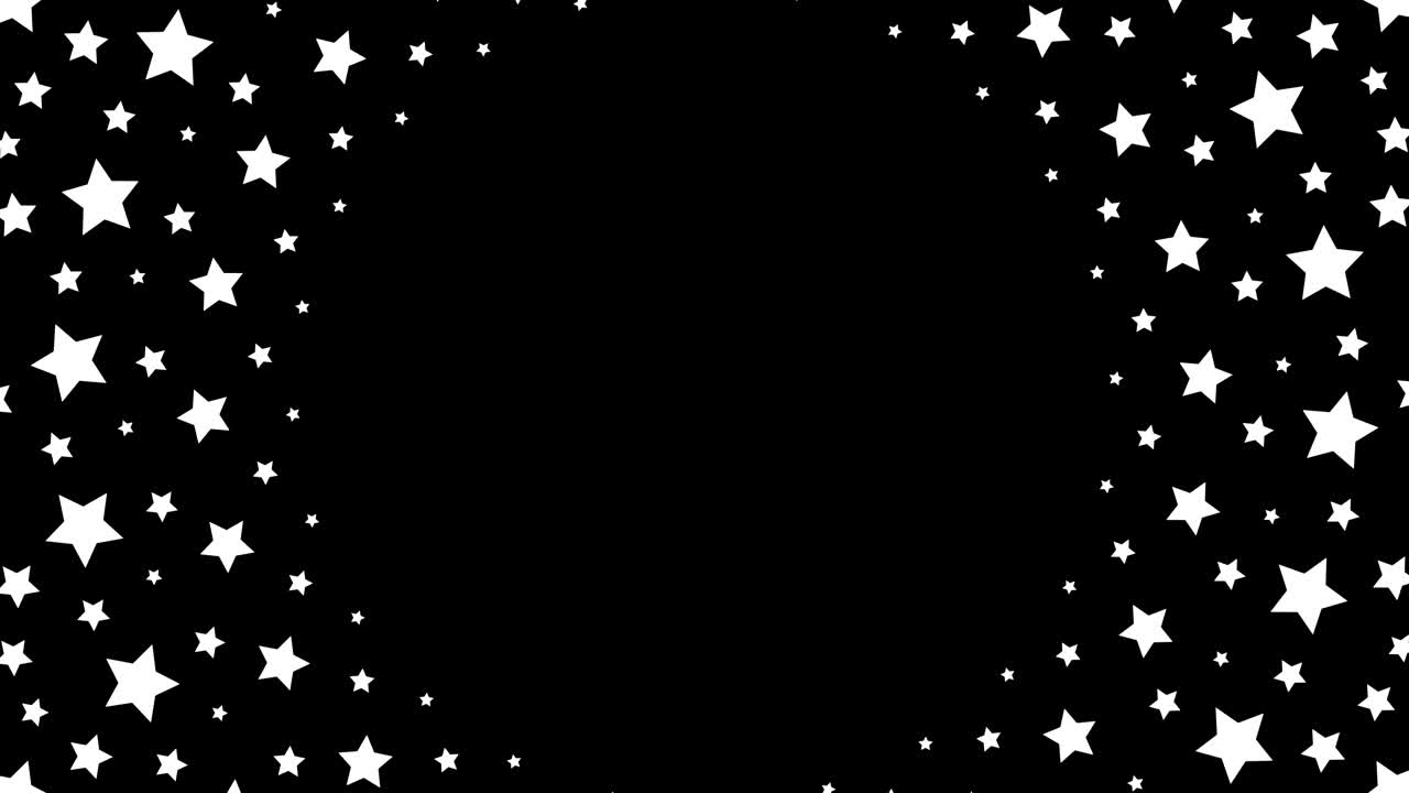 el patrón del símbolo de la estrella de navidad gira moviéndose ilustración de color dorado en fondo blanco animación de bucle sin costuras 4k, y canal alfa luma mate con espacio de copia