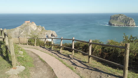 San Juan de Gaztelugatxe and the surrounding landscapes