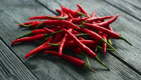 heap of red hot peppers