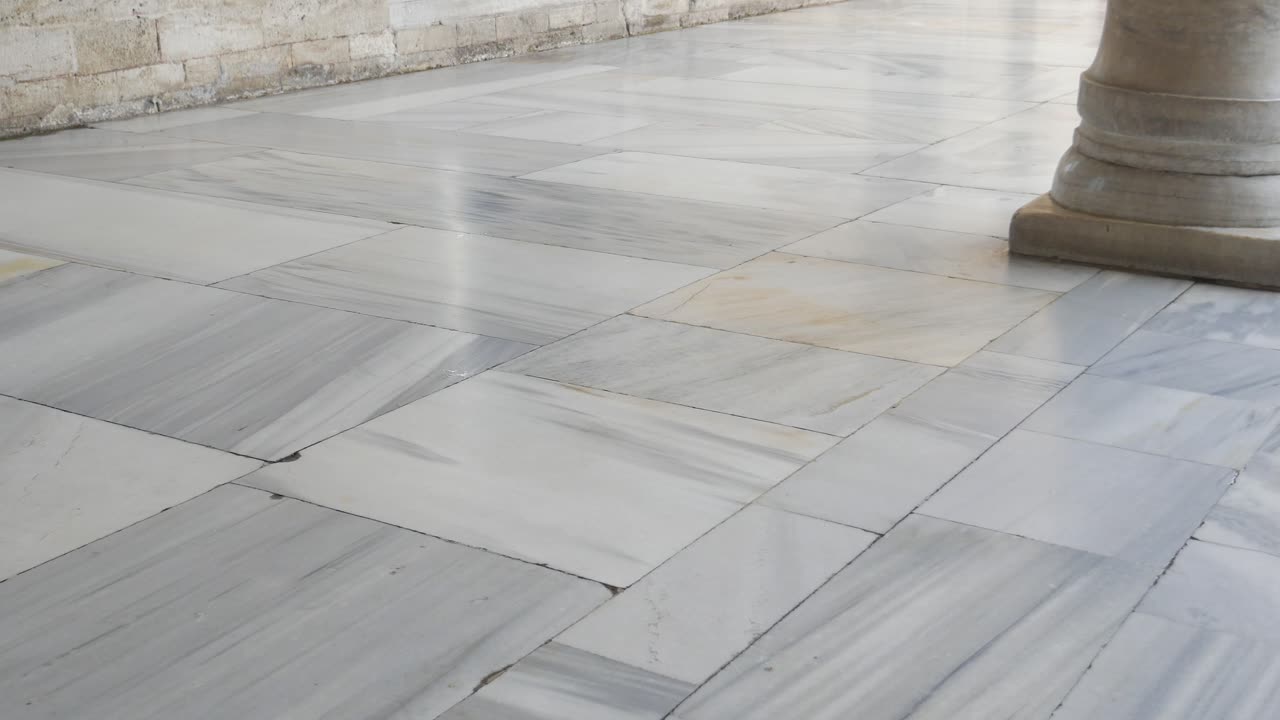 Marble Floor with Column
