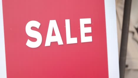 sale sign