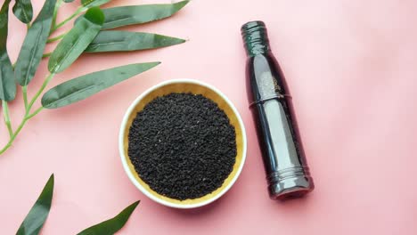 black cumin seeds and oil