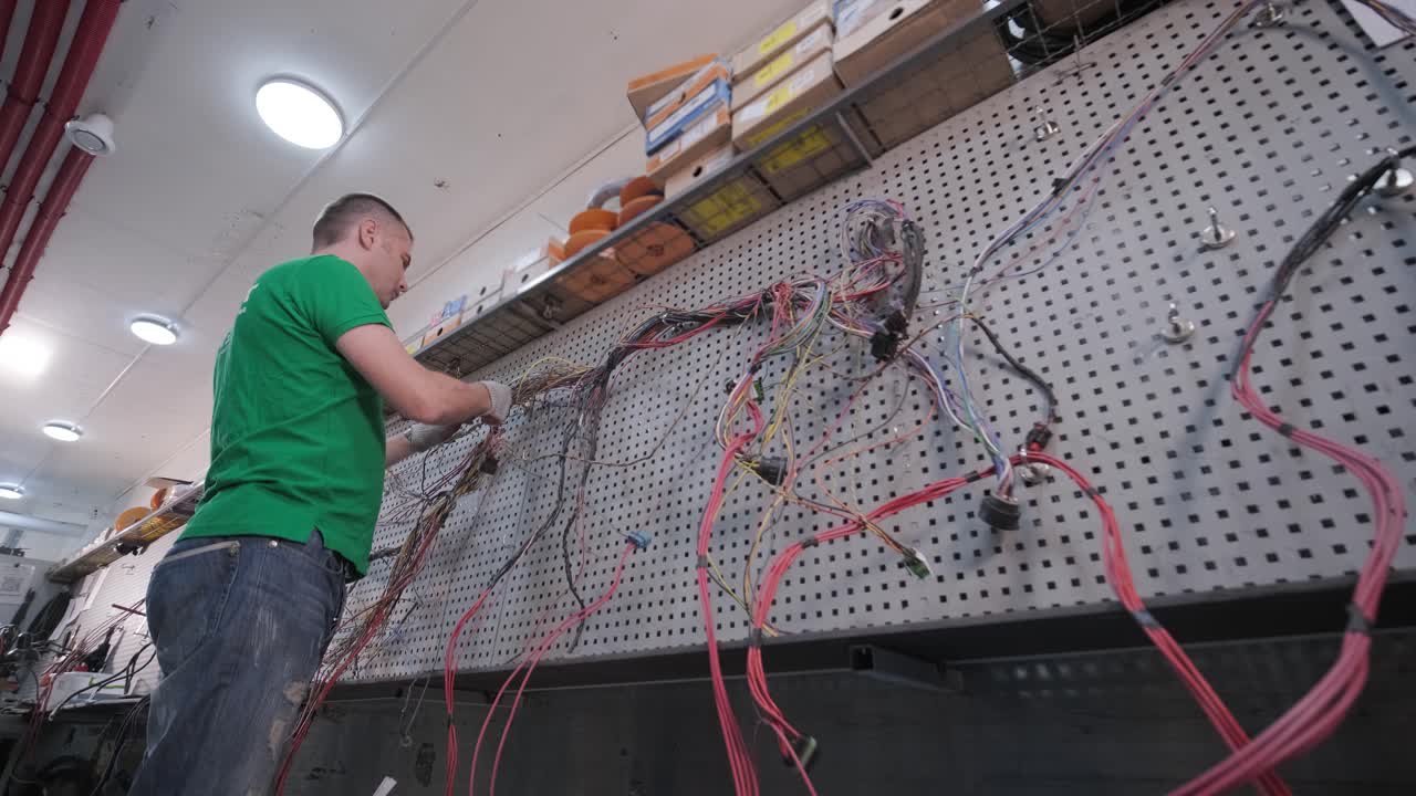 proceso de fabricación de arneses de cableado para vehículos, industria del automóvil