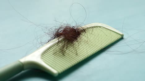 comb with hair loss