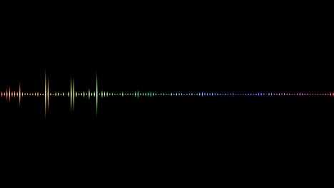 ecualizador de audio aislado en fondo negro