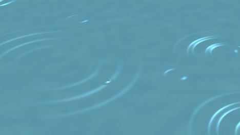 rain ripple animation on light blue background