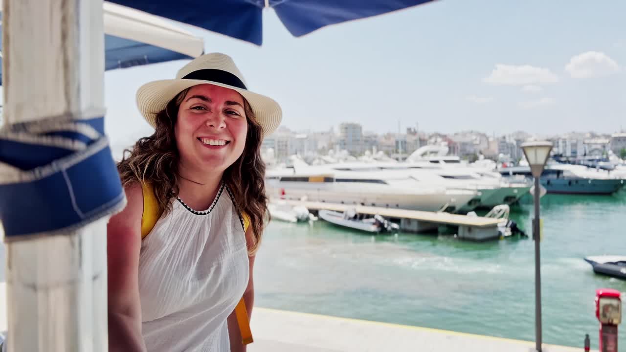 Talking to Camera: Athens Marina Travel Update