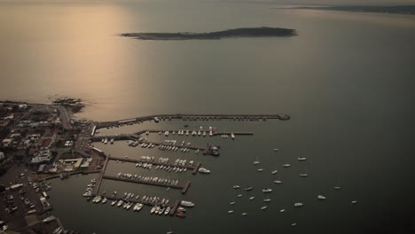 Aerial-View-Showing-Port-Of-Punta-Del-Este