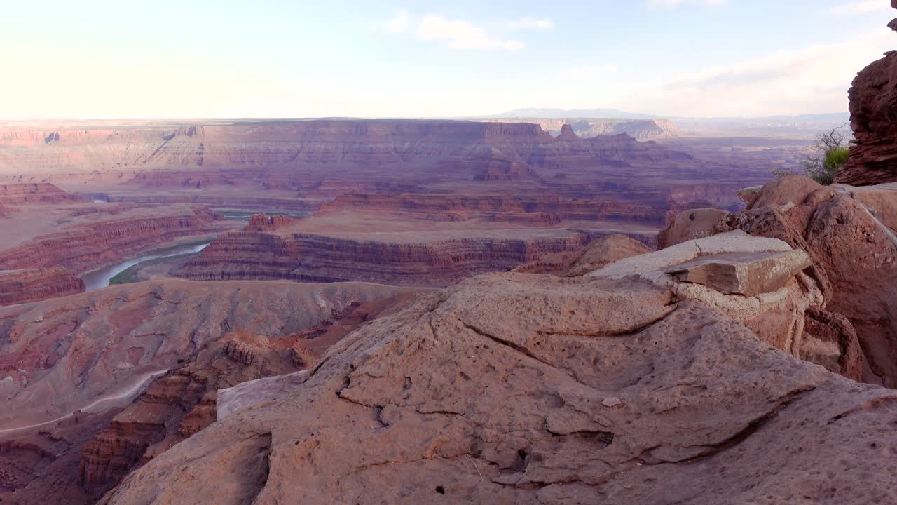 Ripresa con slider di canyon dal Dead Horse Point