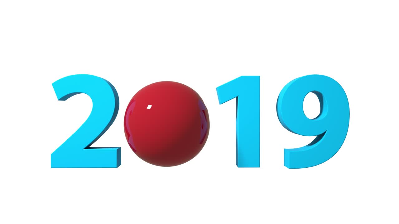 Bowling 2019 design background on a White Background. Alpha channel included