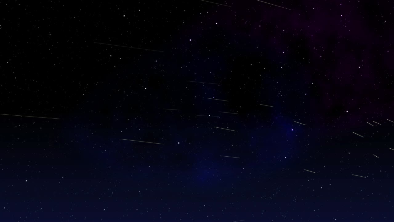 Meteor Universe Particle Animation Motion Graphics | Premium Stock ...