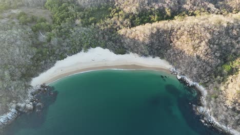 bahía el organo, a nearly untouched beach in the mexican pacific, huatulco, oaxaca