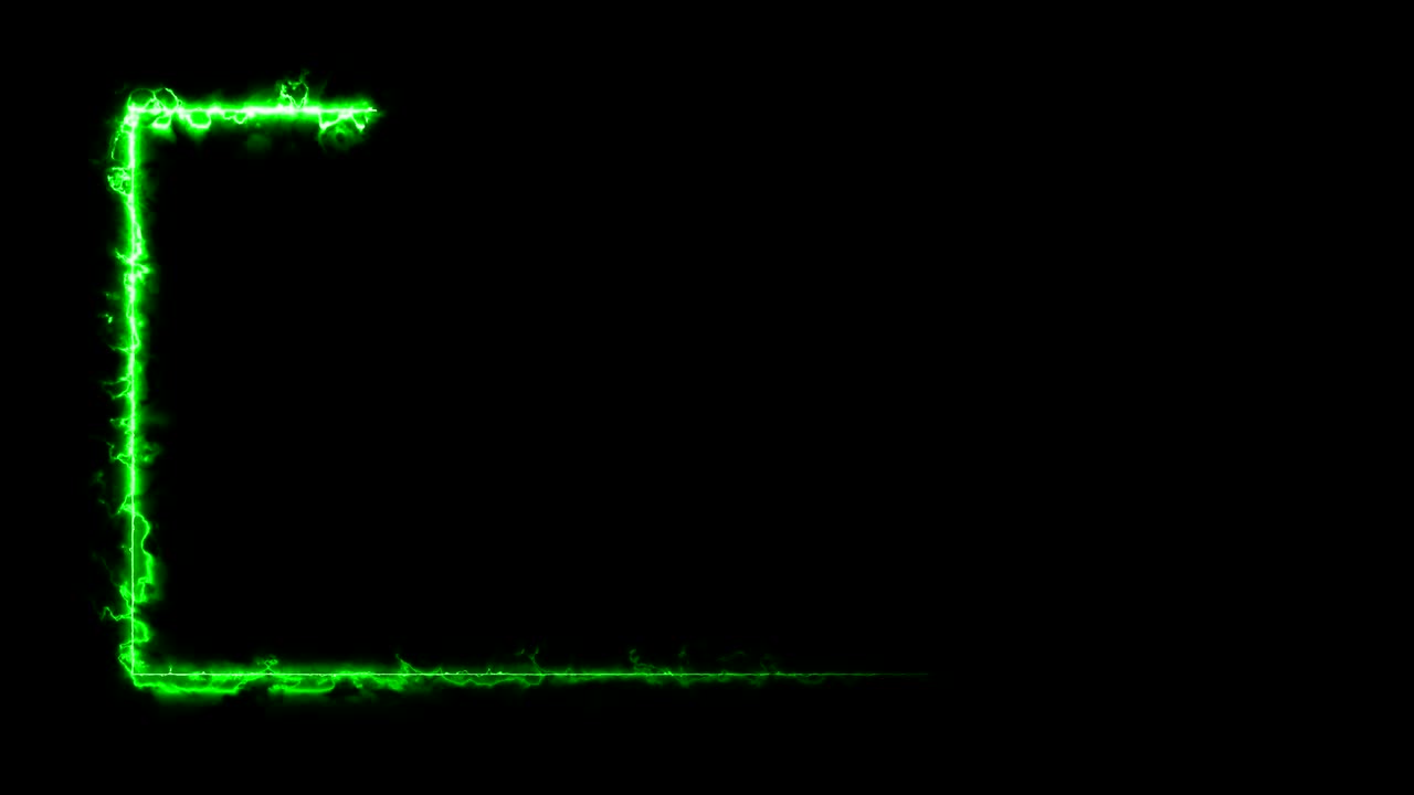 추상적인 밝은 네온 직사각형 프레임 레이저 기술 배경 디자인