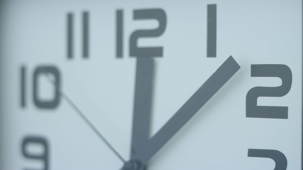 segundario del reloj - vista de cerca