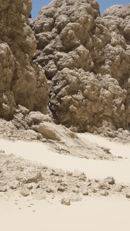 arid canyon landscape in a desert